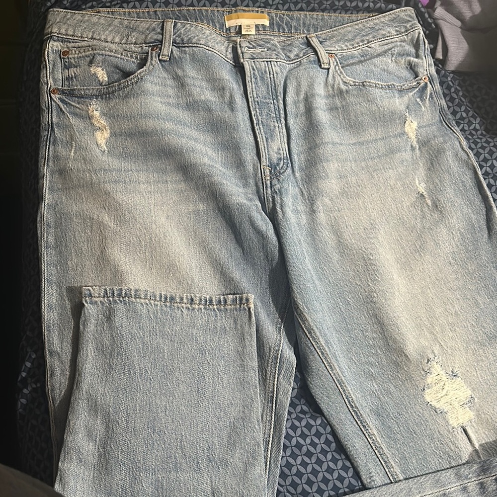 Goldie Light Blue Straight Leg Jeans